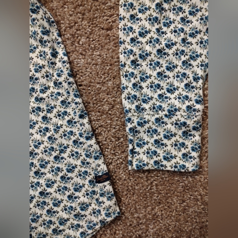 Good Man Brand Floral Long Sleeve Shirt Medium NWT - Picture 5 of 10